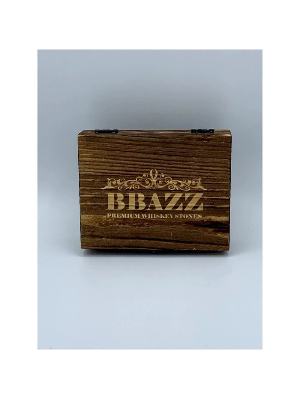 Premium Whiskey Stones, 9 Count in Wood Case, with tong, NEW